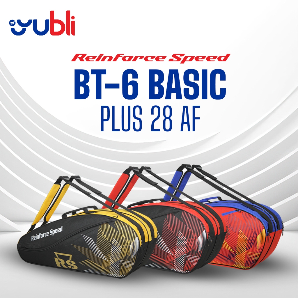 YuBli | TAS RAKET BADMINTON | RS BT6 BASIC+28AF | ORI 100%