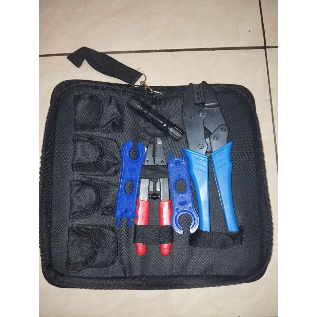 Crimping tools set-alat instalasi kabel panel surya