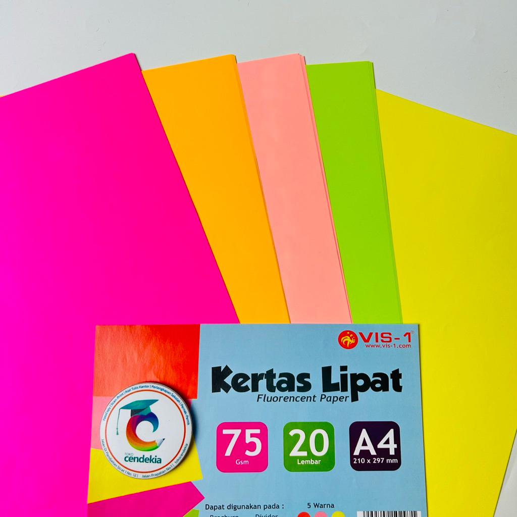 

Kertas Lipat A4 21x29,7cm VIS-1 75gsm