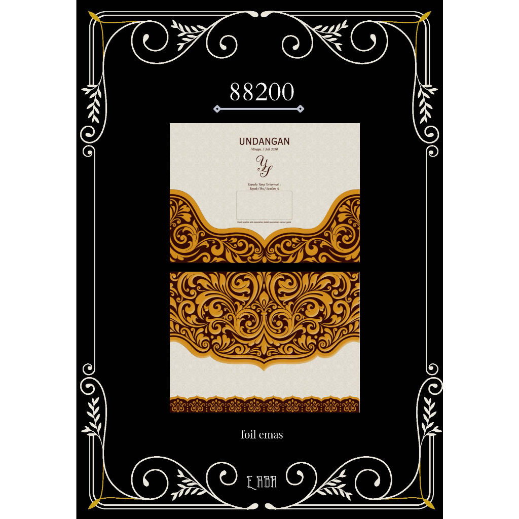 Cetak Undangan Pernikahan Erba 88200 Termurah Di Indonesia