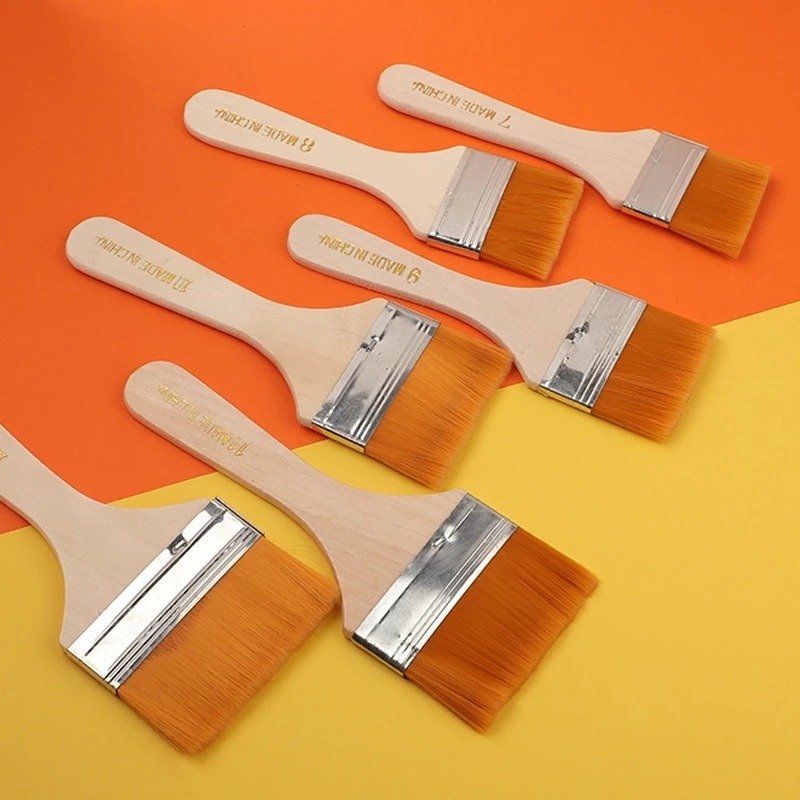 

Kuas bulu nylon kue nilon halus kuas lukis ,tersedia 1inch 2inch 3inch 4 inch 5inch / kuas cat Murah