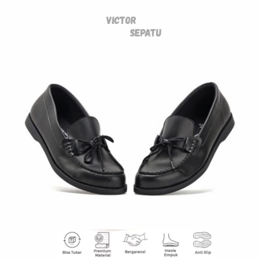 Victor Mehdi - Sepatu Slip On Pria Casual Anti selip Kerja Kantor Cowok