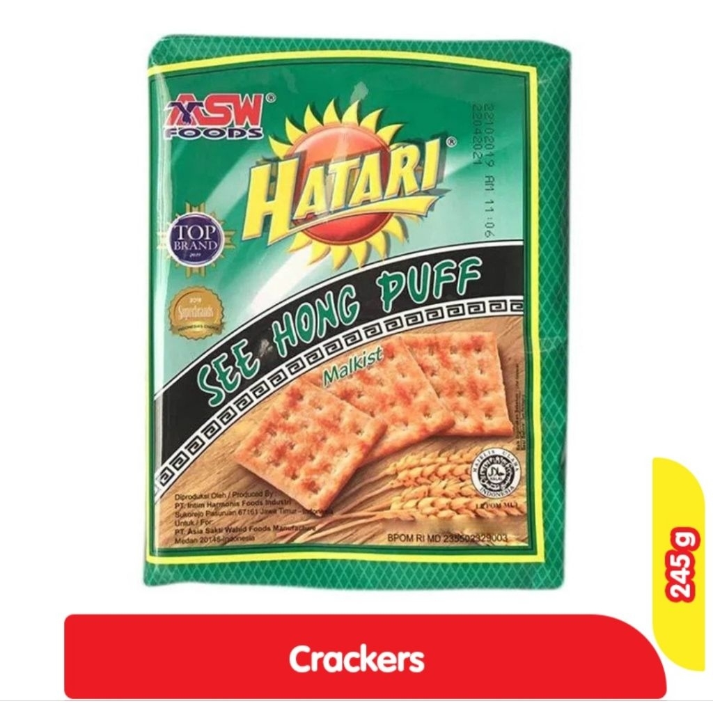 

Hatari See Hong Puff Malkist Crackers 245 g