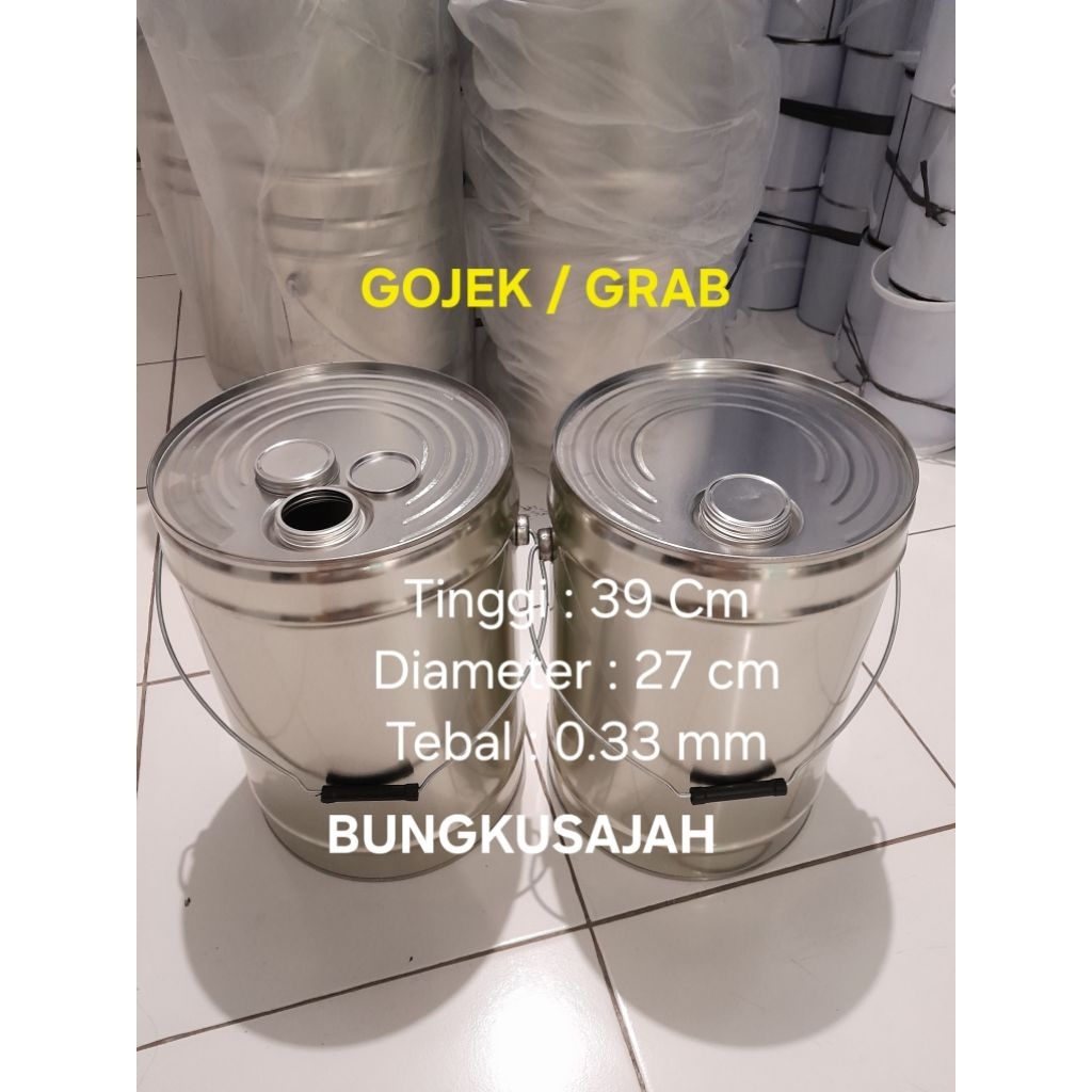 Pinkprtals Drum Kaleng 20 Liter