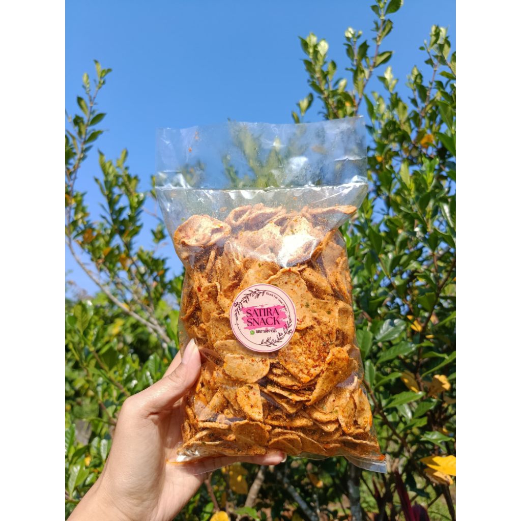 

Basreng Pedas Daun Jeruk Viral Isi 250gr