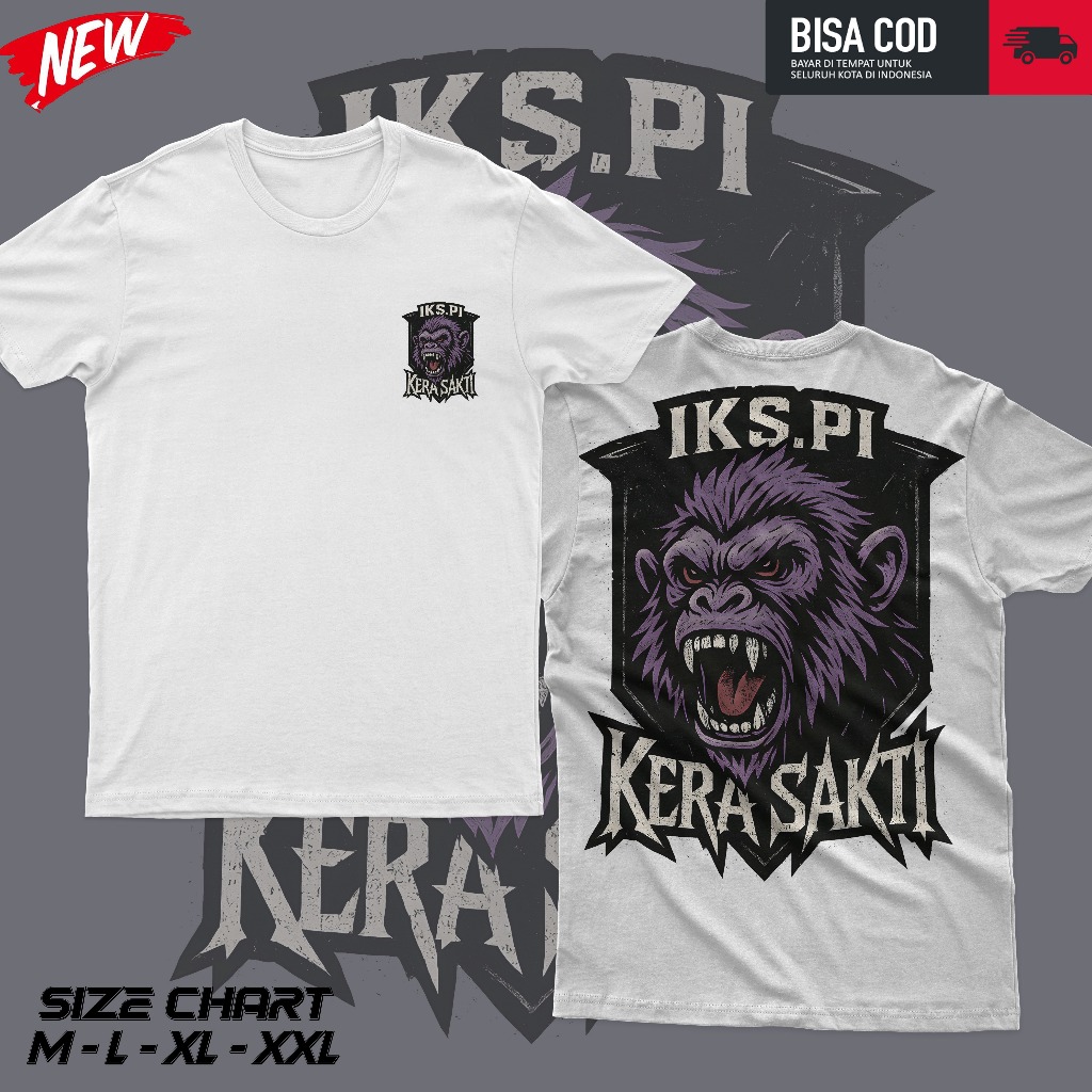 Kaos IKSPI Kera Sakti Font Metal Terbaru Lokal