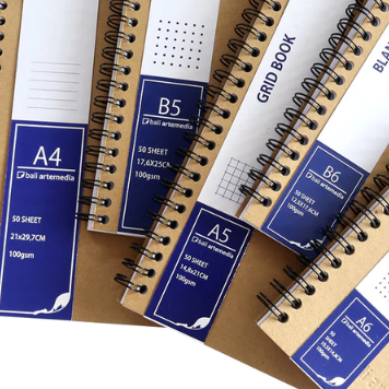 

Bali Art Supplies - Notebook 100gsm- Bukur Catatan - 50 lembar - Rulled / Grid / Dotted / Blank - SAS