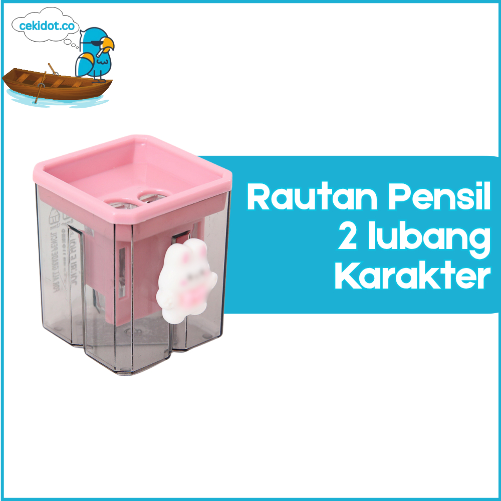 

Cekidot HL0710 Rautan Pensil 2 lubang Karakter Serutan Pensil / Perlengkapan Sekolah Alat Tulis Kantor Raut Karakter Lucu Raut Fancy Double Hole Y1982