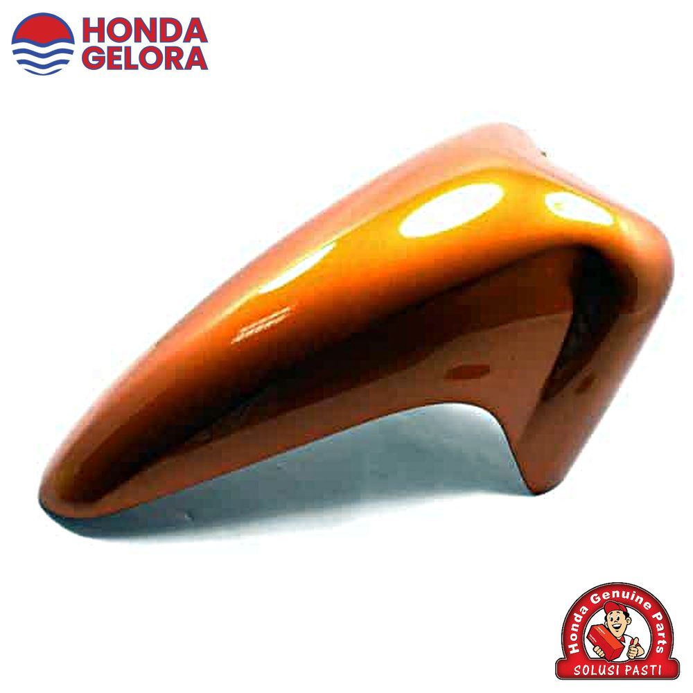 SPAKBOR DEPAN ORANGE HONDA SUPRA X 125 FI - FENDER A FR(PB ORG) - 61100KTM850FMR