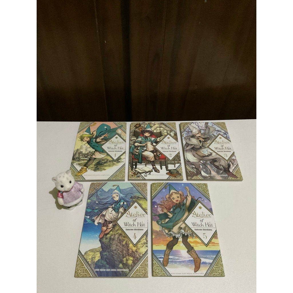 Preloved Komik Atelier of Witch Hat 1-5 Cetakan pertama