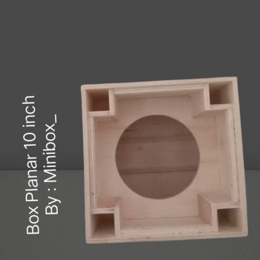 Box Speaker Planar Single 10 inch