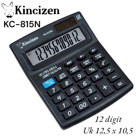 

KALKULATOR KINCIZEN KC-815 12 DIGIT - KALKULATOR KC 815N 12 DIGIT KALKULATOR DAGANG