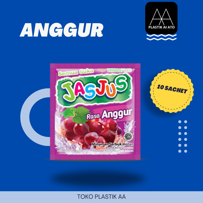 

JASJUS RASA ANGGUR 7 gr x 10 Sachet / saset / Harga Grosir