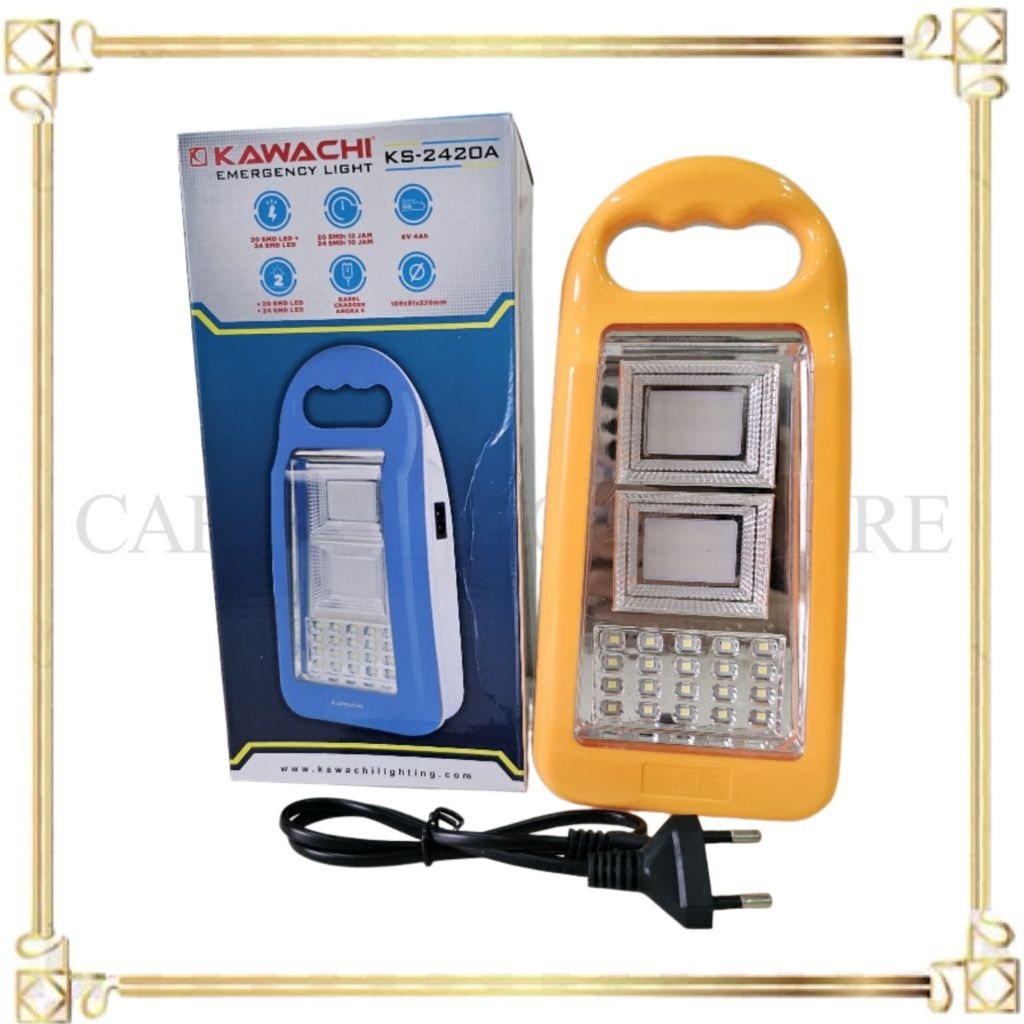 Emergency Lamps Kawachi / Lampu Led  Emergency Kawachi / Lampu Led Mati Lampu / 20 + 24 SMD LED / TA