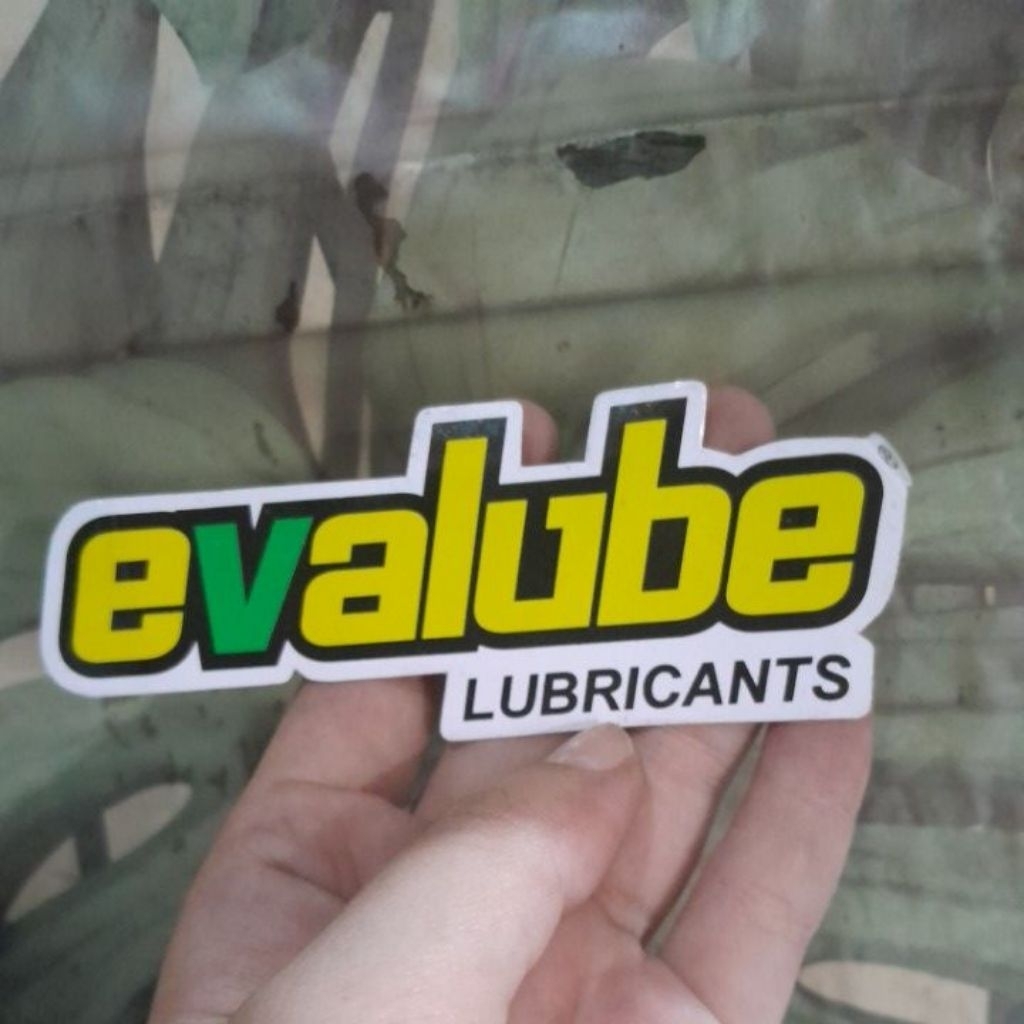 stiker evalube sticker evalube