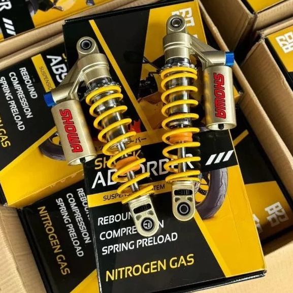 Shock Tabung Model SHOWA Cb400 325 mm Double Klik Shockbreaker Skok Belakang CB GL MP Tiger RX King