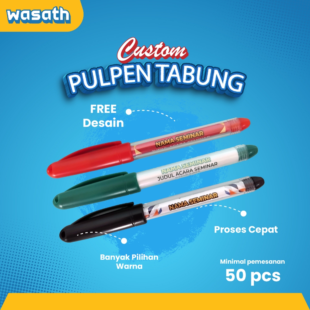 

Pulpen custom logo atau acara tabung slim - bulpen custom tabung slim - bolpoin custom tabung slim
