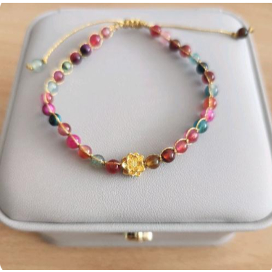 Gelang gold and gem 7 cakra lotus(RS)