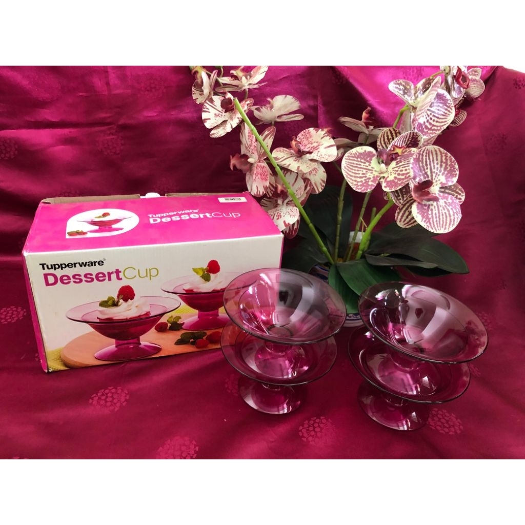Dessert Cup Set Tupperware || Wadah Saji Makanan