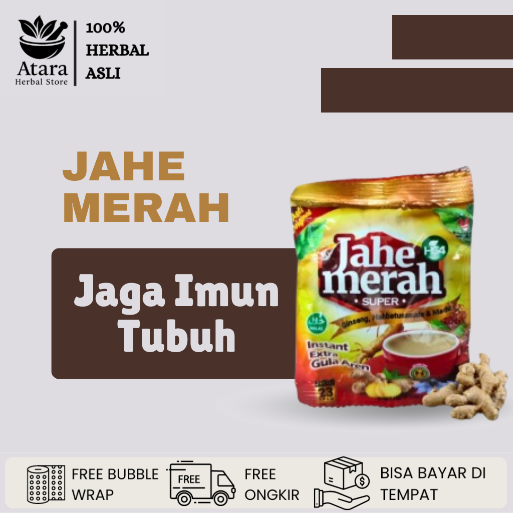 

Jahe Merah H64 Gula Aren Ginseng, Habbatussauda Madu Harga Saset cocok untuk pria dan wanita