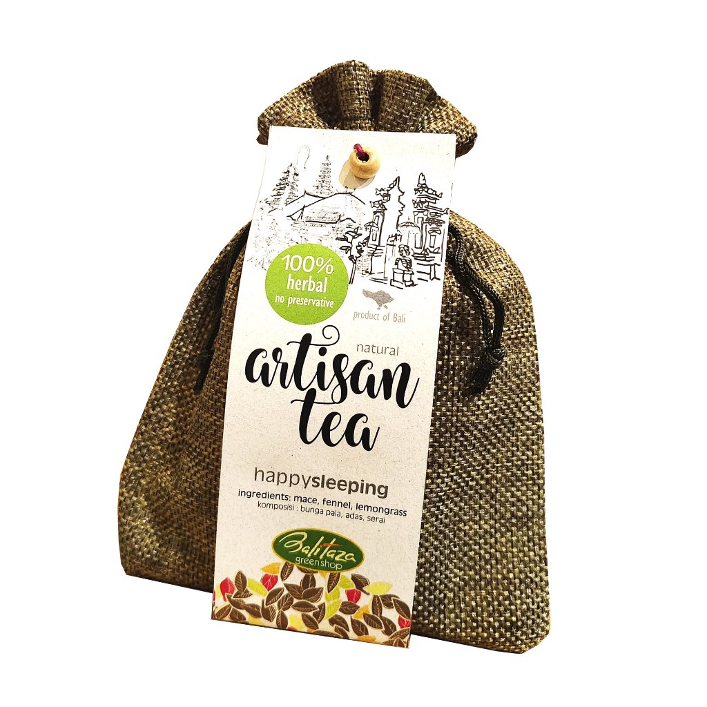 

Balitaza Happy Sleeping Tea 35gr gunny - Teh malam - Balitaza artisan tea