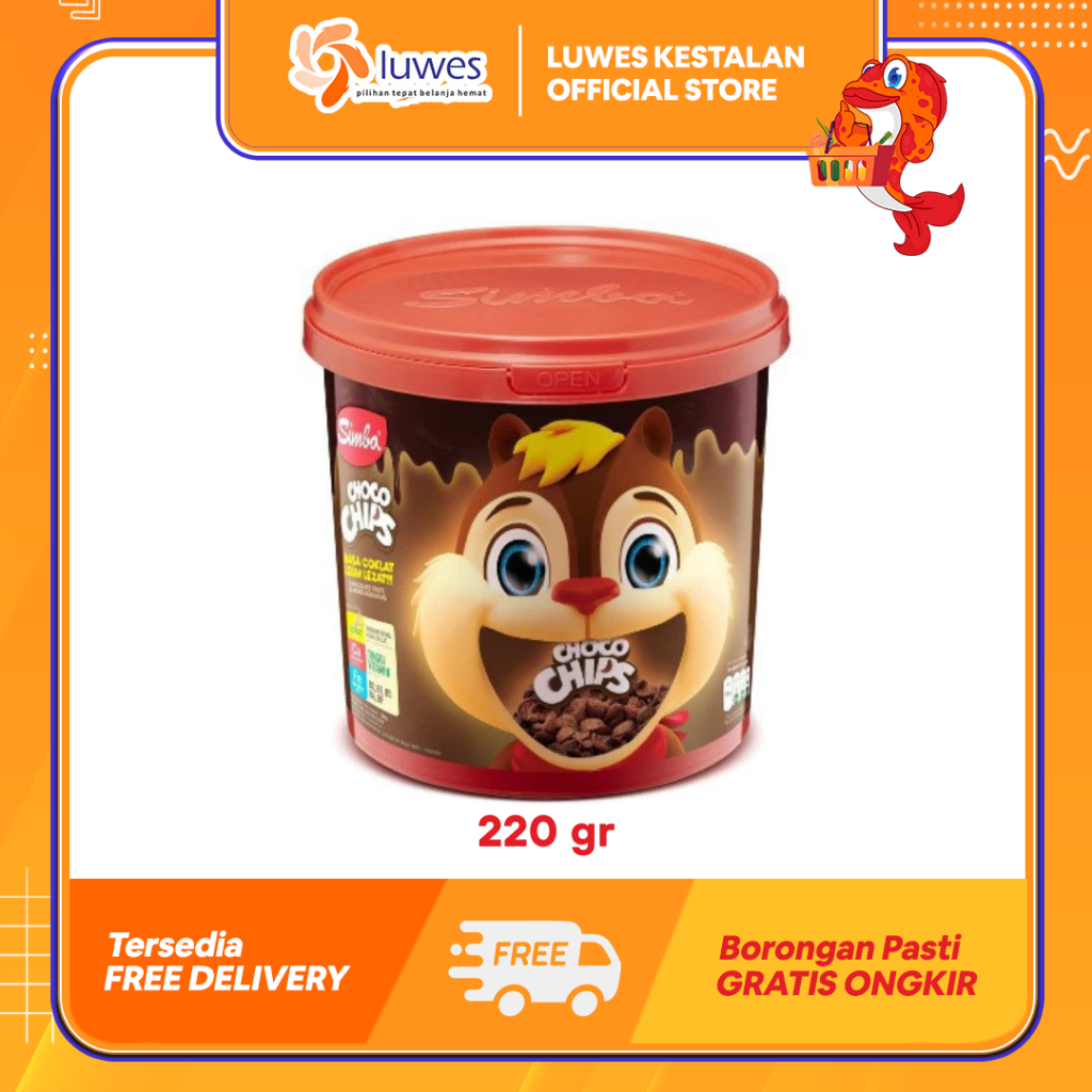 

Choco Chips Sereal 220gr Makanan Sereal Sarapan