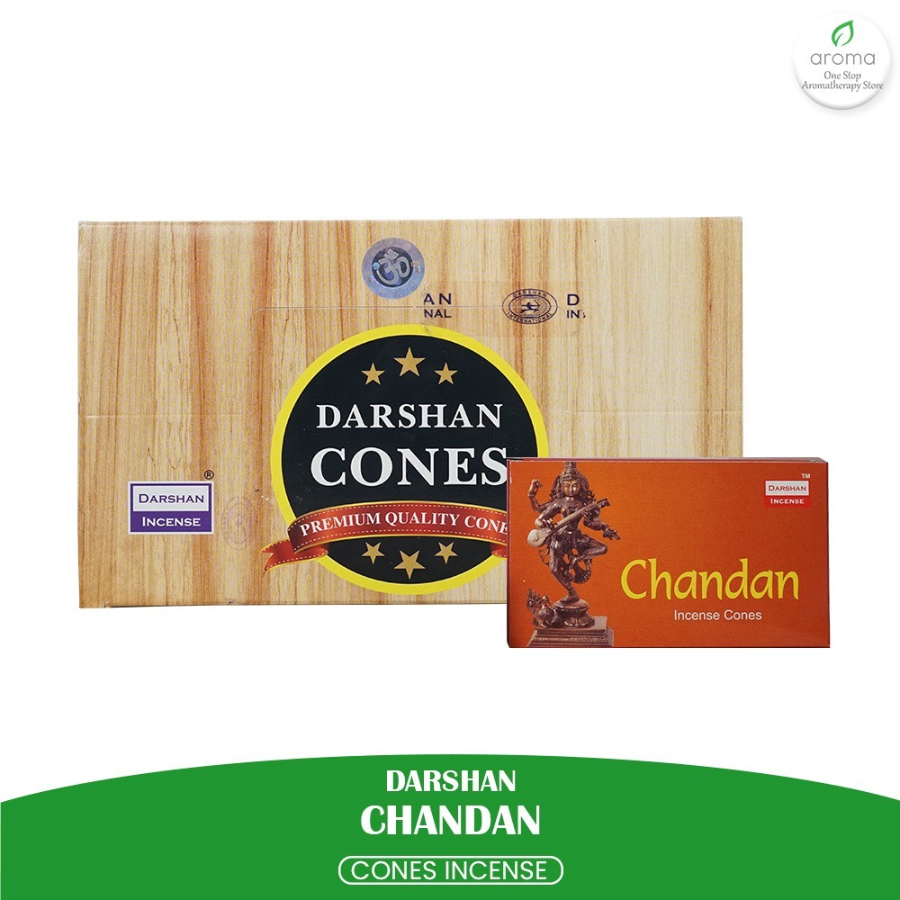 Dupa Kerucut India Aromaterapi Cones - Darshan Chandan