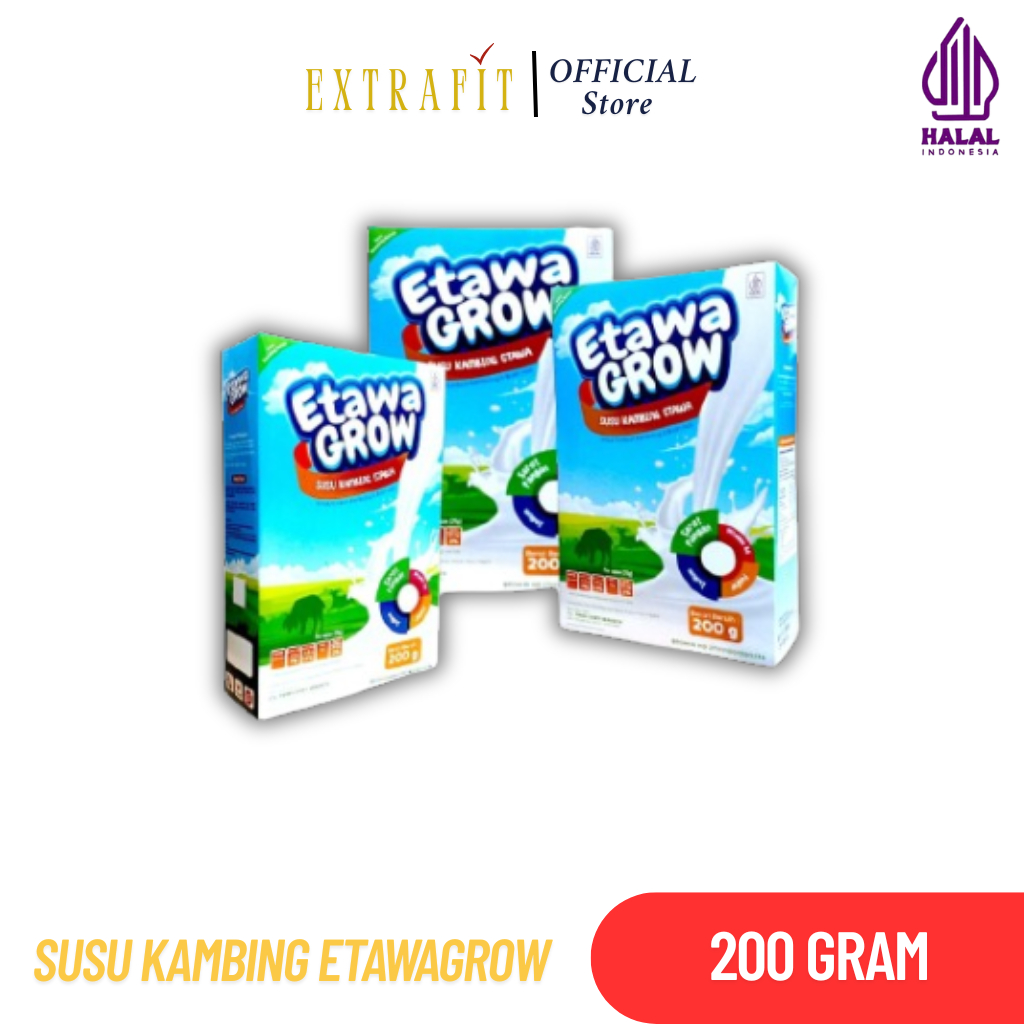 

Susu Kambing Etawa Etawagrow Rasa Original Kemasan 200gr