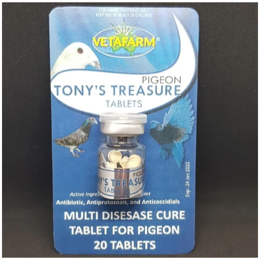 TONY'S TREASURE TONY TREASURE VETAFARM OBAT MERPATI BALAP KOLONG