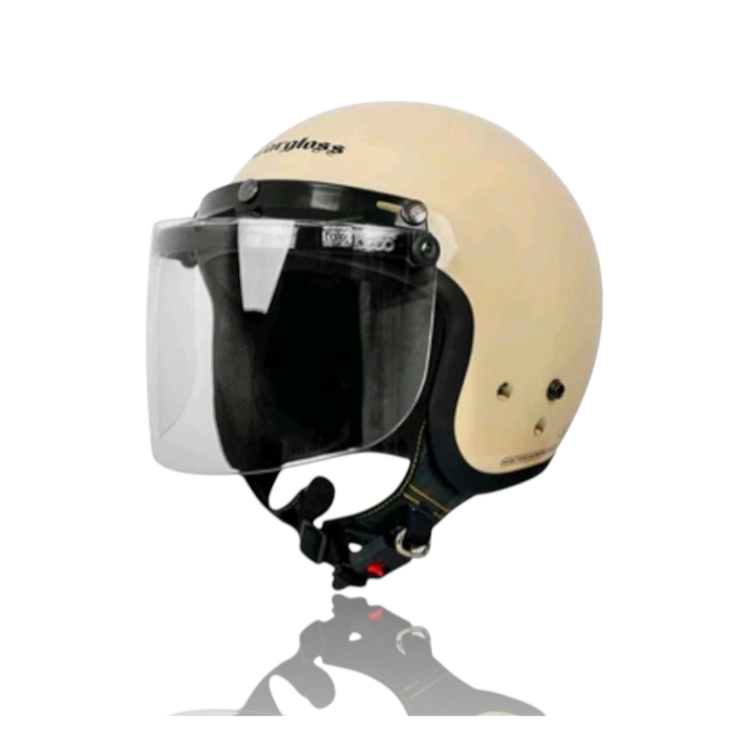 Helm Cargloss Paket Kaca Datar Original | Helm Dewasa Pria/Wanita