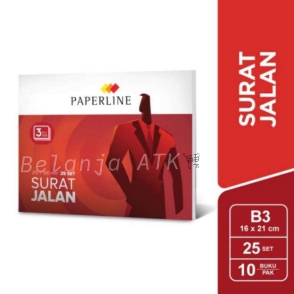 

[Pak] Surat Jalan Paperline 25 Lembar – Isi 10 Buku • Kertas Rapi & Siap Pakai