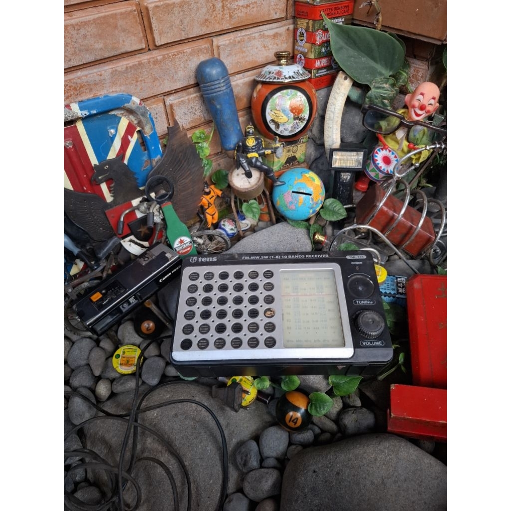 Radio tens jadul lawas antik kuno display vintage 60rb anggap mati