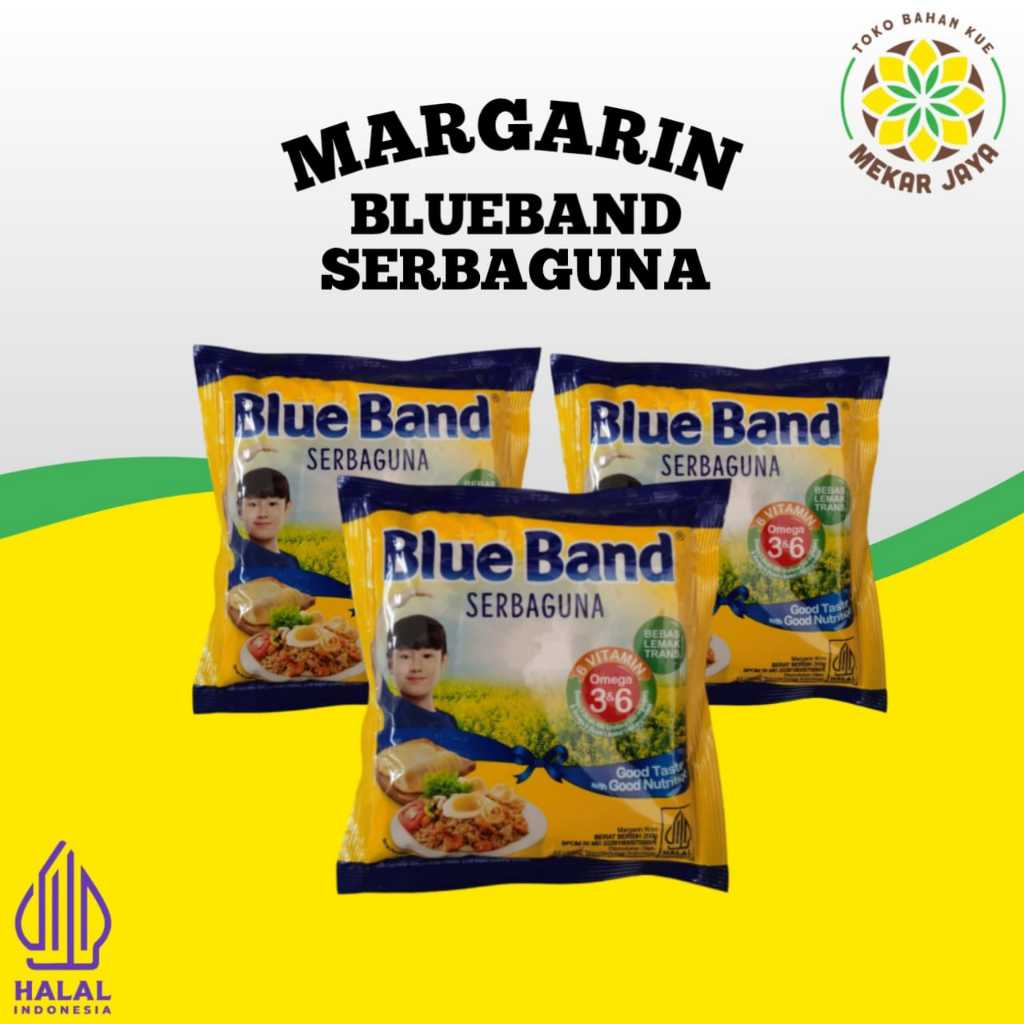 

BLUEBAND SERBAGUNA/Margarin Blueband Serbaguna 200g