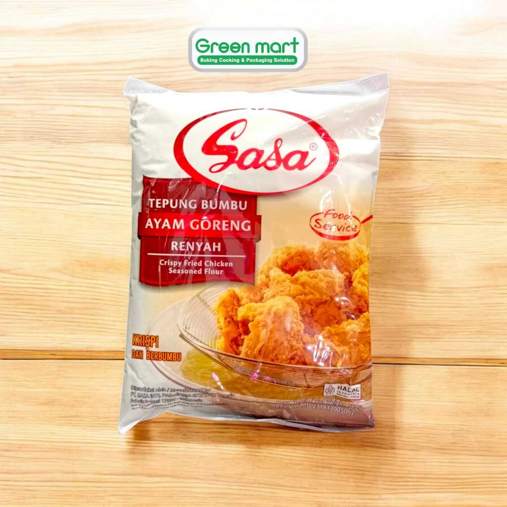 

Sasa Tepung Bumbu Ayam Goreng Renyah 900 Gram Tepung Krispi Tepung Kentucky. 3117