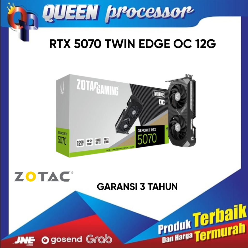 VGA ZOTAC GAMING GeForce RTX 5070 Twin Edge OC 12GB GDDR7 RTX5070