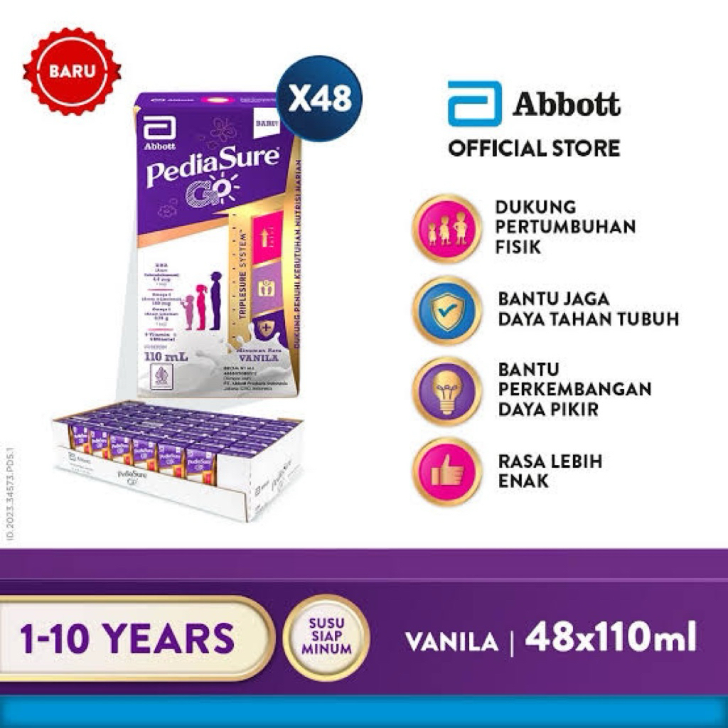 

Pediasure Go Vanila 110ml