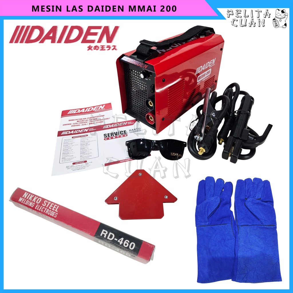 Mesin Las 200 Ampere Daiden MMAi 200A