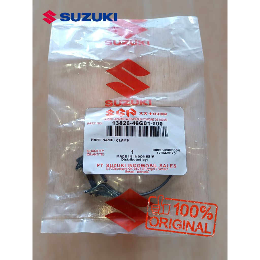 Klem karbu Suzuki Skywave Hayate 125 original sgp