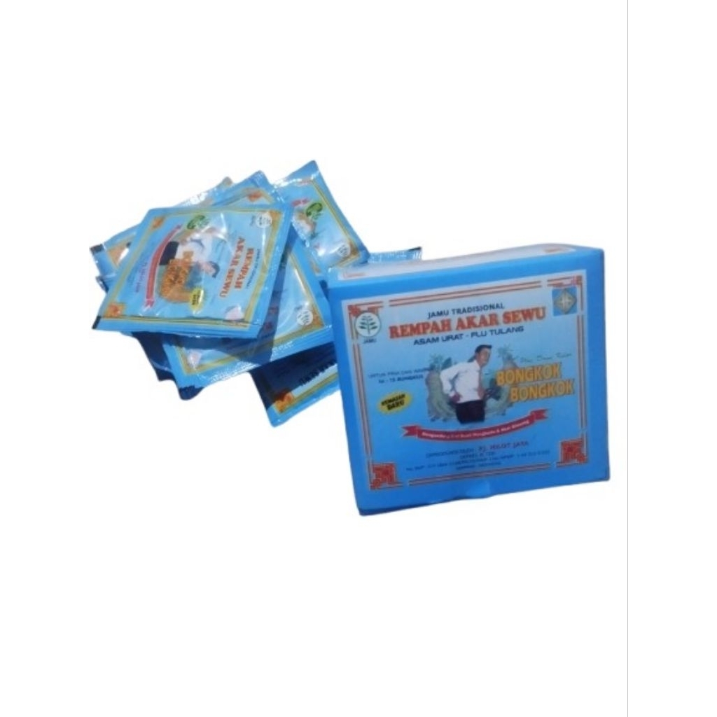 

serbuk herbal rempah akar sewu. jamu asam urat pegal linu dan flu tulang isi 15 sachet