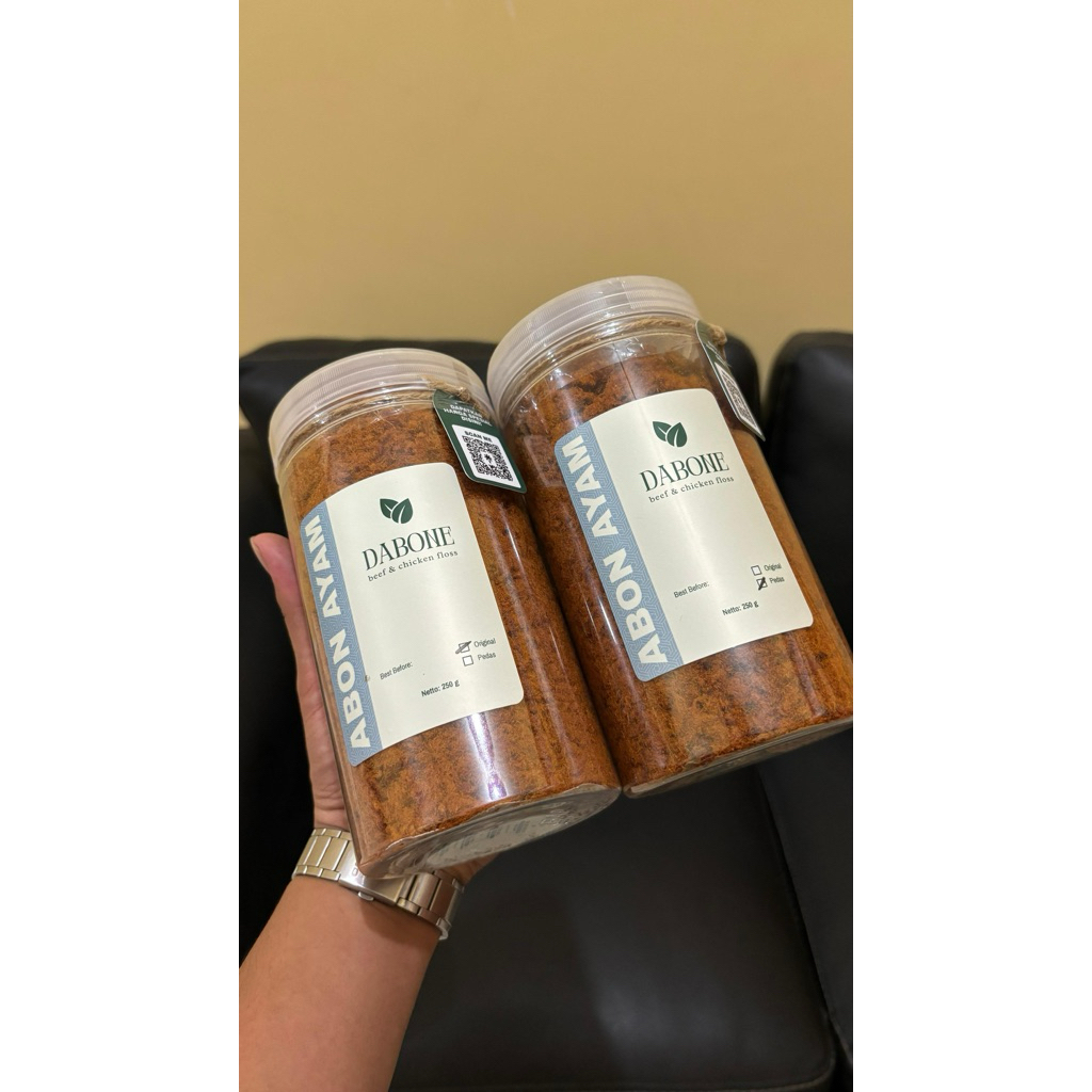

DABONE Abon Ayam 250g – Non MSG, Tanpa Pengawet, Siap Santap!
