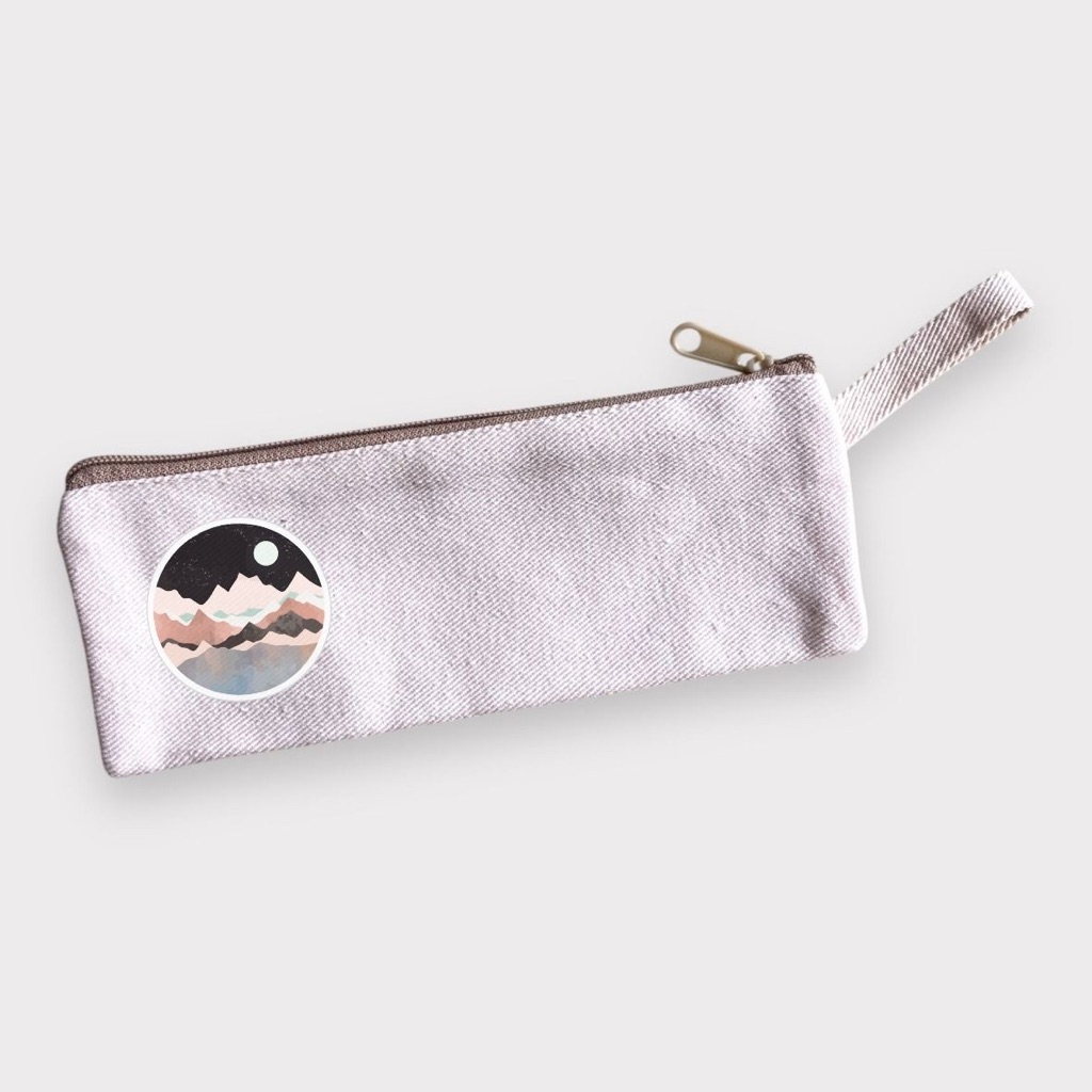 

Pinkstone Cute Series Pouch Kanvas Tempat Pensil Kotak Pencil case Pouch Serbaguna Cute