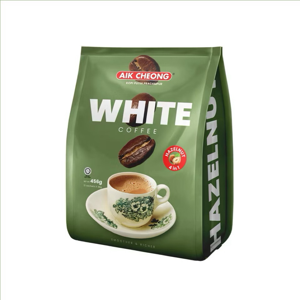 

Aik Cheong White Coffee Hazelnut Asli Malaysia