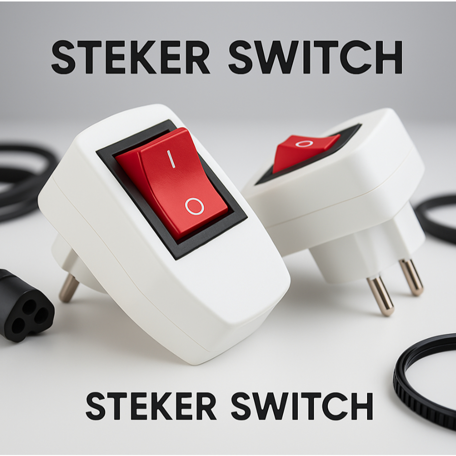 STEKER SWITCH ON/OFF / COLOKAN ON/OFF / STEKER ARDE ON/OFF LUMMENT