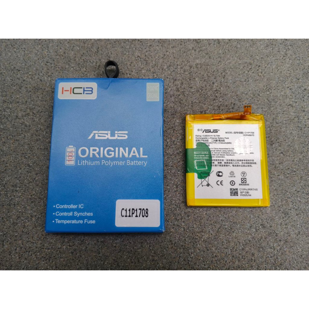 Baterai Zenfone 5 2018 Z01RD Battery Zenfone 5Z ZE620KL X00QD C11P1708 3300Mah