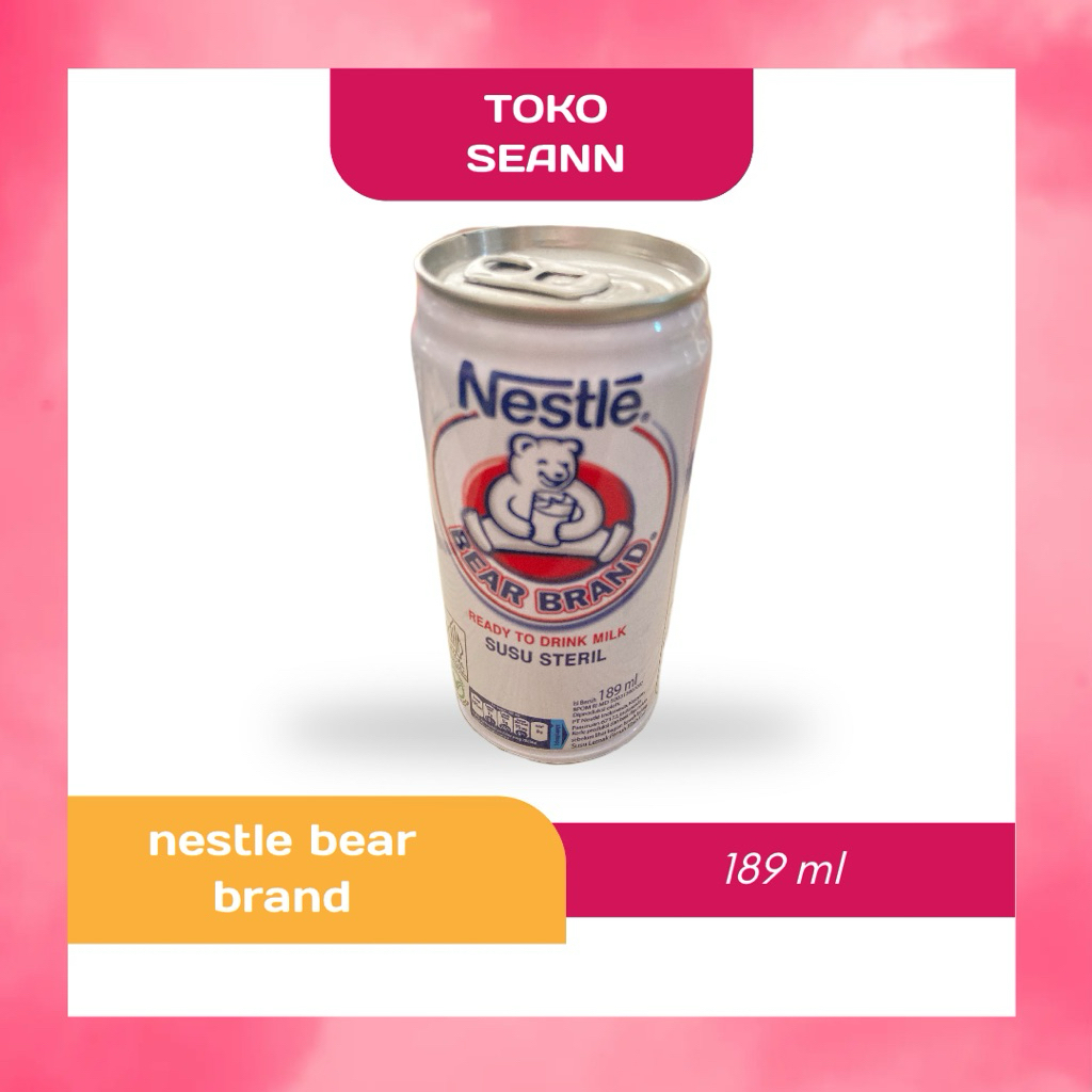 

Bear brand susu steril189 ml