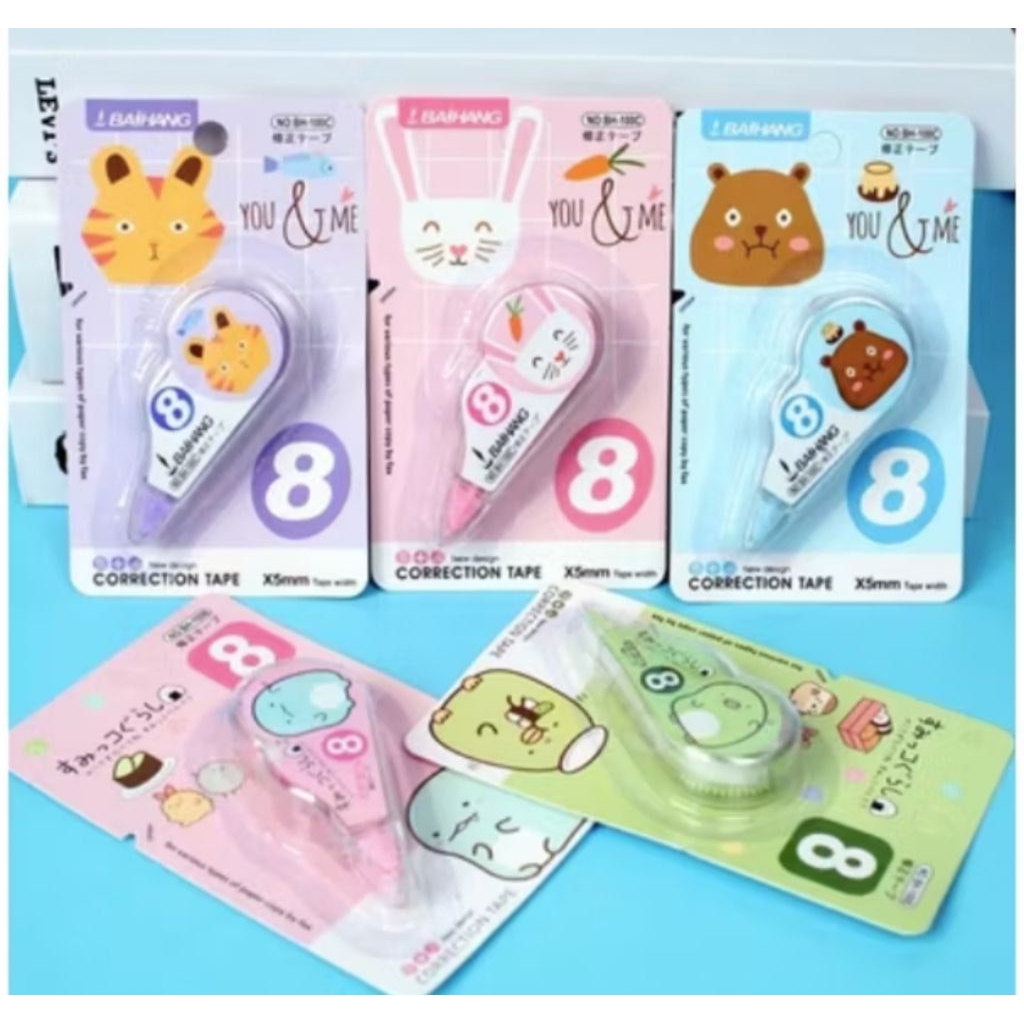 

TIP EX ROLL KERTAS CORRECTION TAPE PENGHAPUS TIPE X