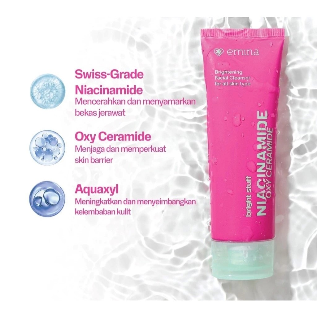 Emina Bright stuff Niacinamide Oxy Facial Cleanser