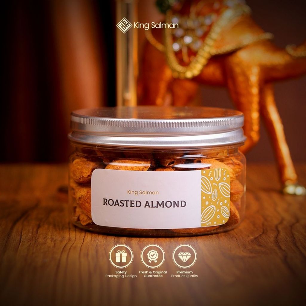 

King Salman – Kacang Almond Panggang Oleh-Oleh Haji & Umroh