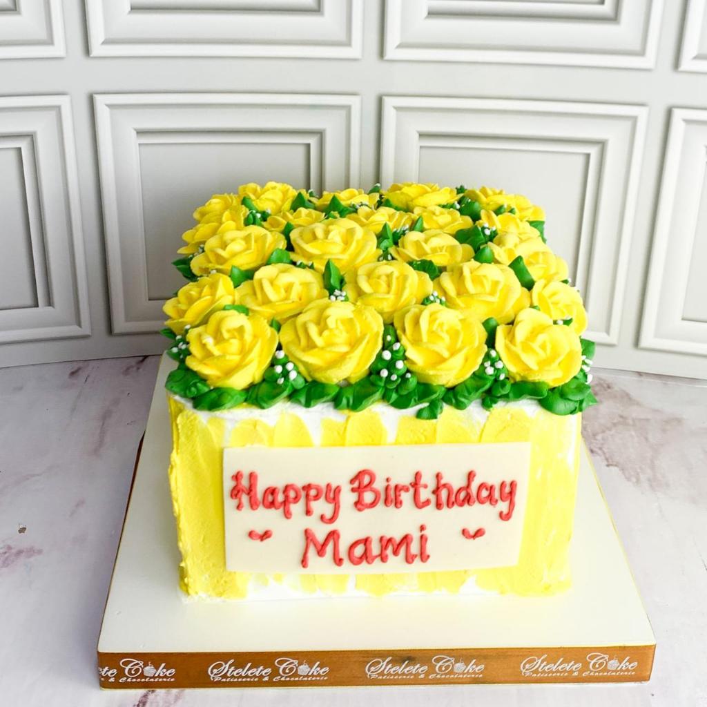

Kue Ulang Tahun/Birthday CakeKue Ultah tema Flower Yellow/Kue Birthday Jakarta/Kue Tema Bunga Kuning