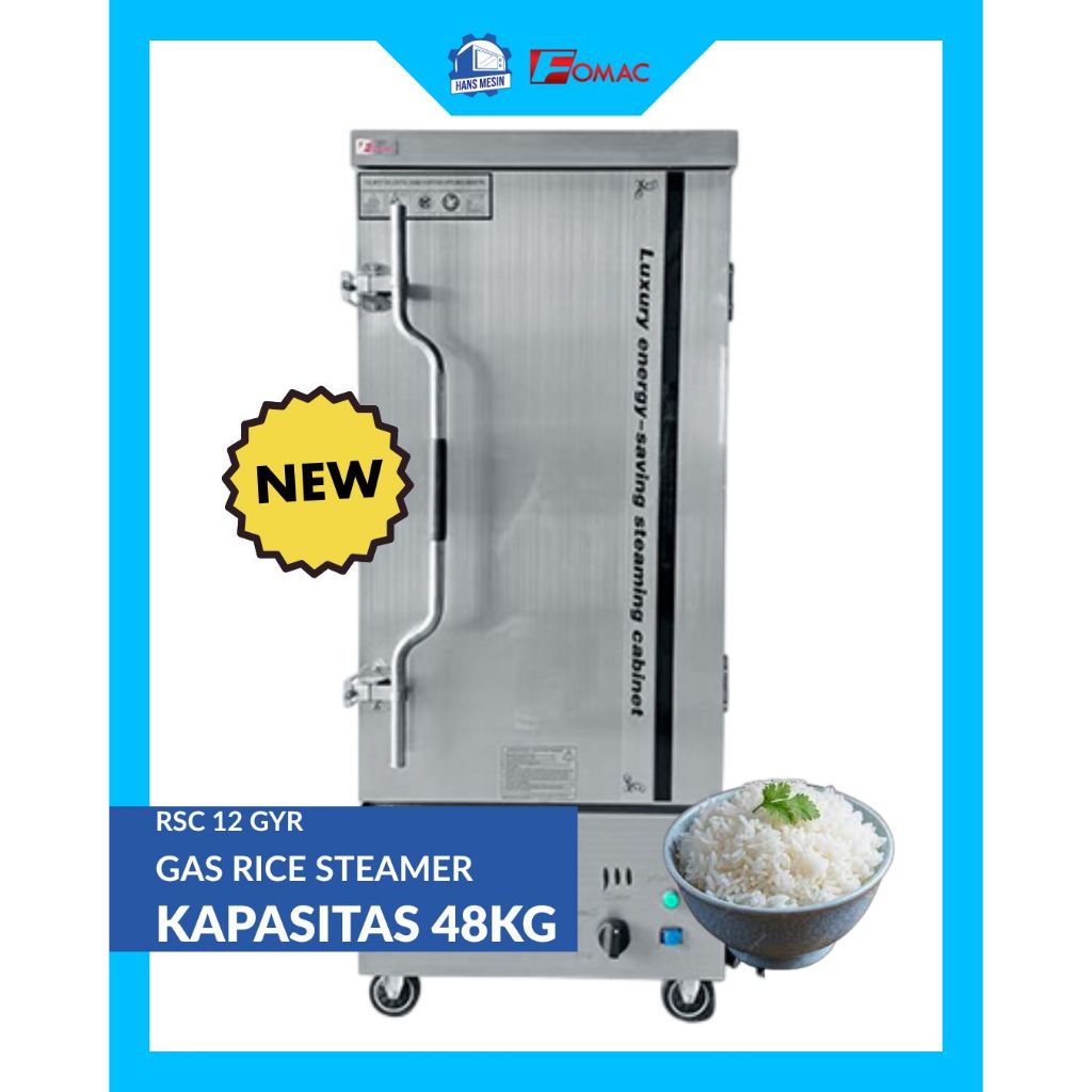 GAS RICE STEAMER (FOMAC) RSC-GYR12